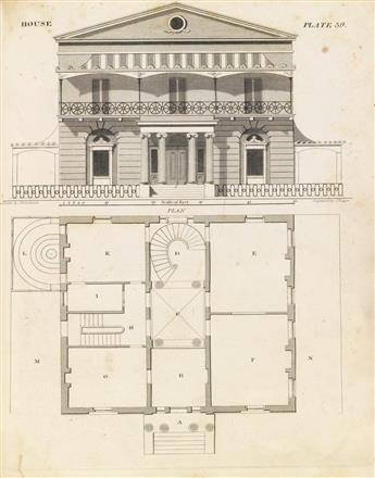 (ARCHITECTURE.) Biddle, Owen. Biddles Young Carpenters Assistant . . . Adapted to the Style of Building in the United States. Revised